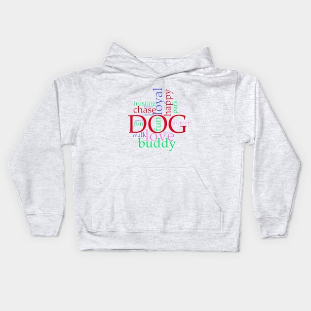 All The Things That Dogs Are Kids Hoodie by cameradog